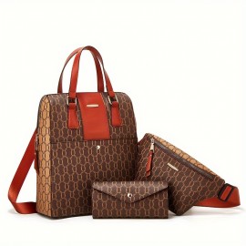 Backpack Three Piece Set - Multi-Purpose, Compact, Ideal for Travel & Daily Use